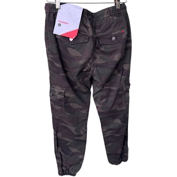 Sundry Camo Army Drawstring Jogger Size S NWT - Picture 2 of 7